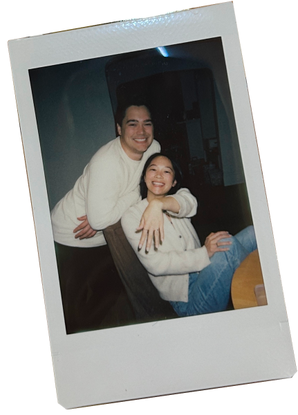 Michele and Brandon polaroid